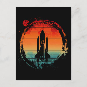 SPACE SHUTTLE VINTAGE POSTCARD