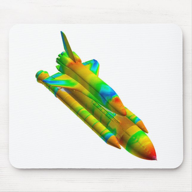 Space Shuttle visualization MousePad (Front)