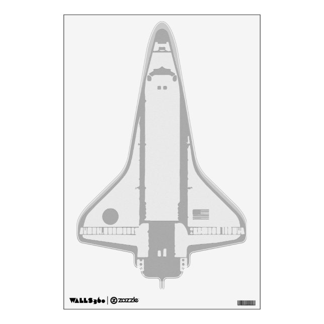 Space Shuttle Wall Decal (Front)