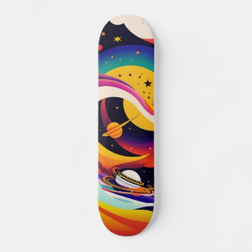 Space  skateboard