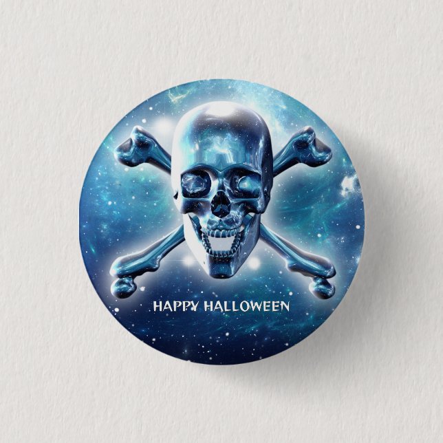 Space skull. Customized Button (Front)