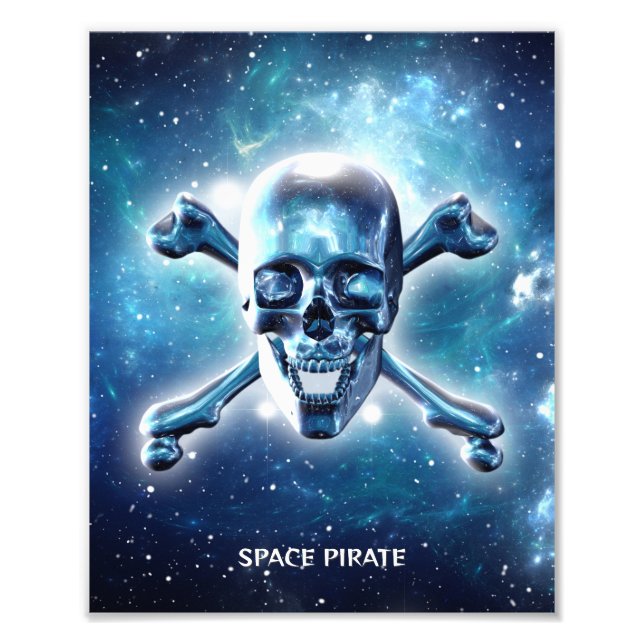 Space skull. Customized Photo Print (Front)