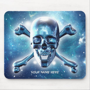 Space skull. Personalized Mouse Pad