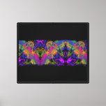 Space Sky Under The Water Canvas Print