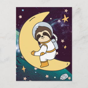 Space Sloth Postcard
