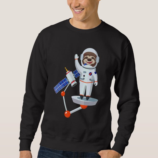 space sloth tee astonaut pajamas astronaut sloth (Front)