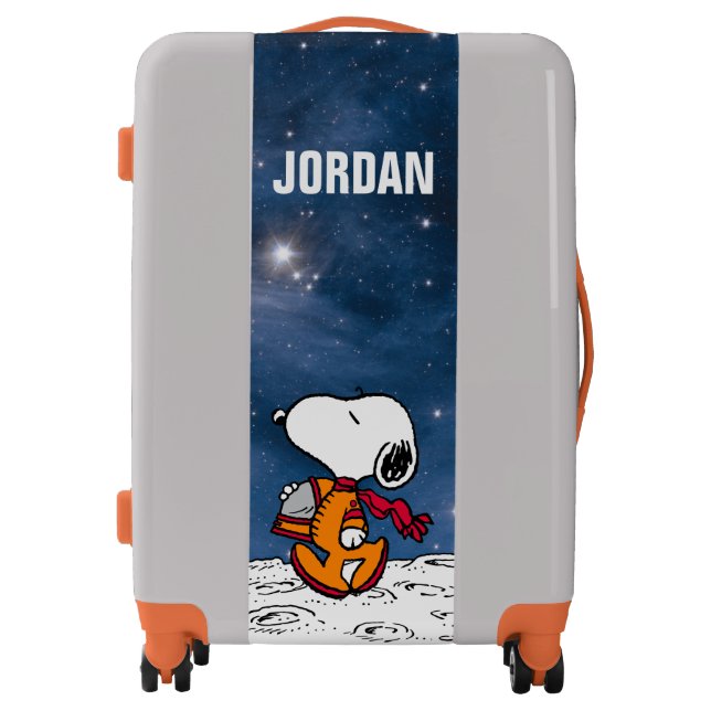 SPACE | Snoopy | Add Your Name Luggage (Front)