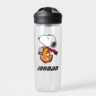 SPACE   Snoopy   Add Your Name Water Bottle