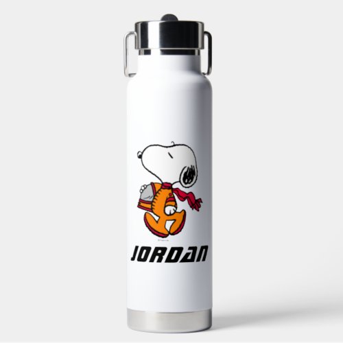 SPACE  Snoopy  Add Your Name Water Bottle