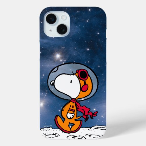 SPACE  Snoopy Astronaut iPhone 15 Plus Case