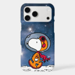SPACE | Snoopy Astronaut iPhone 17 Pro Max Case<br><div class="desc">This Peanuts artwork celebrates the 50th Anniversary of the 1969 Apollo 10 orbit of the moon and the Apollo 11 moon landing. This design features Snoopy in his orange space suit.</div>