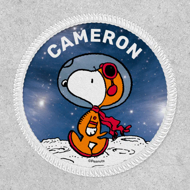 SPACE | Snoopy Astronaut Patch | Zazzle