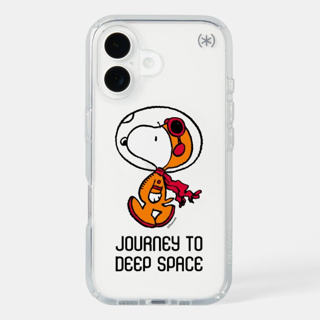 SPACE | Snoopy Astronaut Speck iPhone Case (Front)