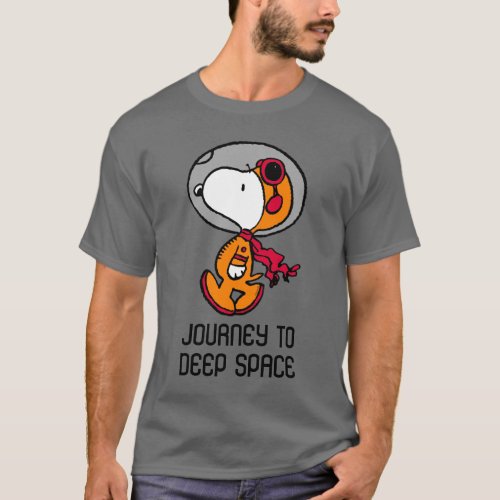 SPACE  Snoopy Astronaut T_Shirt