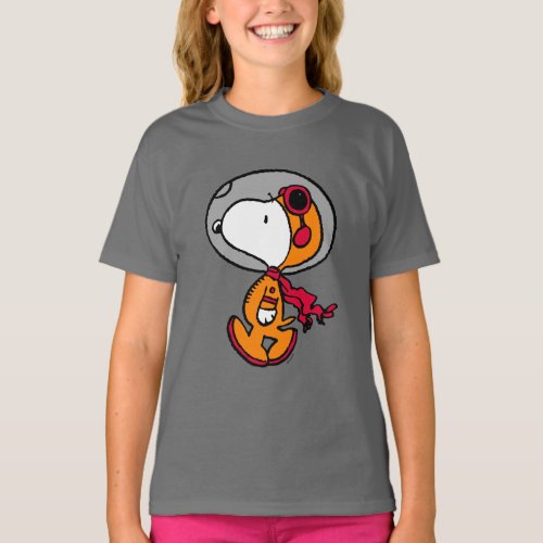 SPACE  Snoopy Astronaut T_Shirt