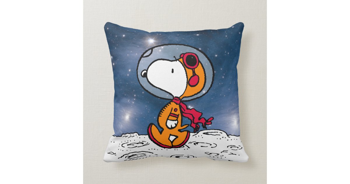 SPACE Snoopy Astronaut Throw Pillow
