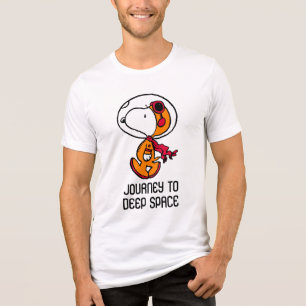 SPACE Snoopy Astronaut Tri-Blend Shirt