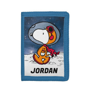 SPACE   Snoopy Astronaut Trifold Wallet