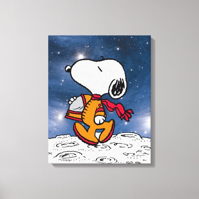 SPACE | Snoopy Canvas Print (Front)