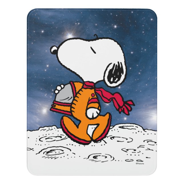 SPACE | Snoopy Door Sign (Contemporary Vert)