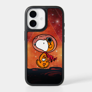 SPACE   Snoopy Geometric Moon Walk iPhone 17 Case