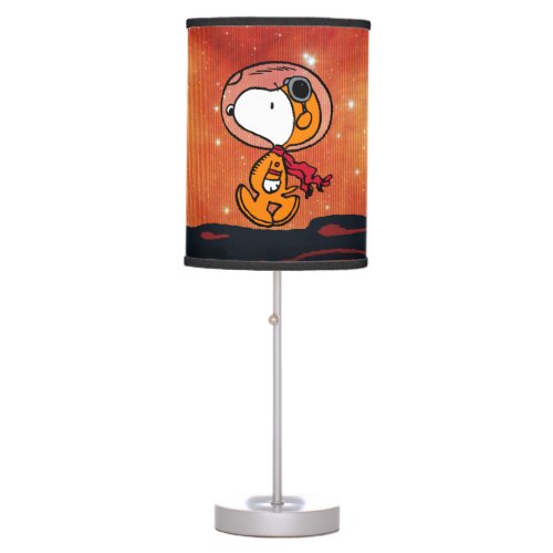 SPACE  Snoopy Geometric Moon Walk Table Lamp