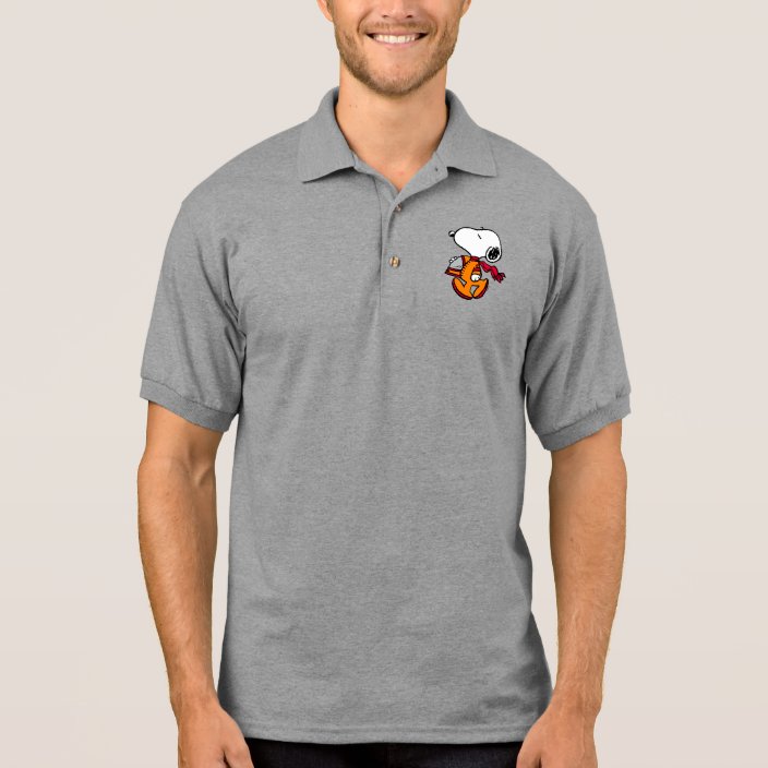 Space Snoopy Polo Shirt Zazzle Com