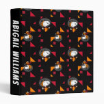 SPACE | Snoopy Space Suit Black Pattern 3 Ring Binder