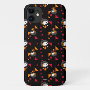 SPACE Snoopy Space Suit Black Pattern iPhone 11 Case