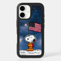 SPACE | Snoopy With Flag Astronaut