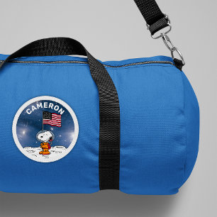 SPACE   Snoopy With Flag Astronaut Patch