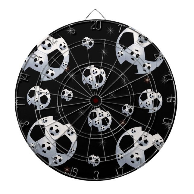 Space Soccer Dartboard With Darts (Front)