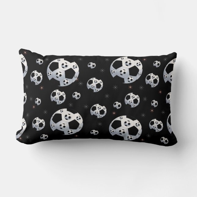 Space Soccer Lumbar Pillow (Front)