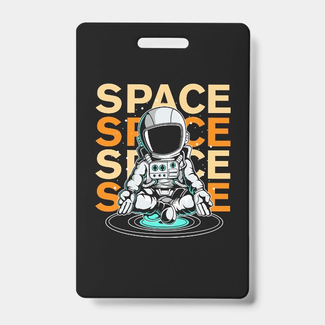 Space Space Astronaut Badge (Front)