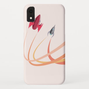 Space Spaceship Spacecraft Launching Wallpaper iPhone XR Case