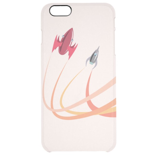 Space Spaceship Spacecraft Launching Wallpaper   Uncommon iPhone Case (Back)