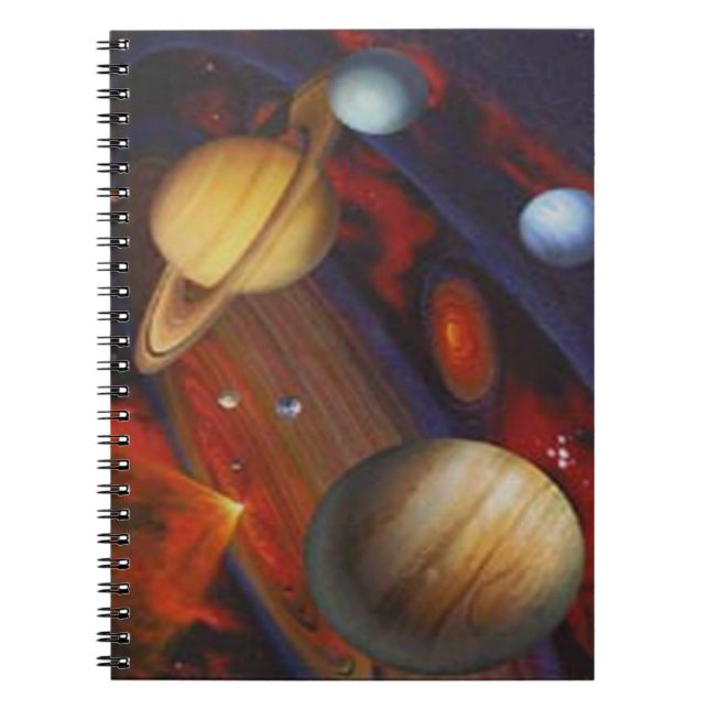Space Spiral Notebook (Front)