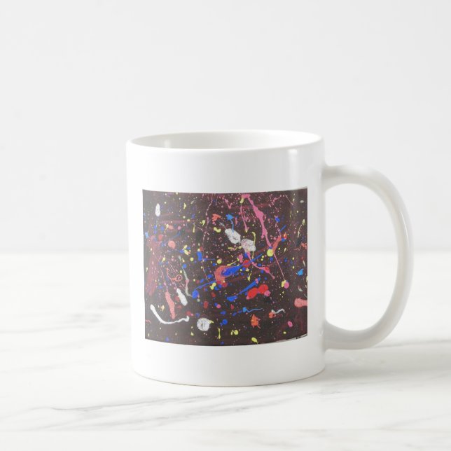 Space Splatter Mug! Coffee Mug (Right)