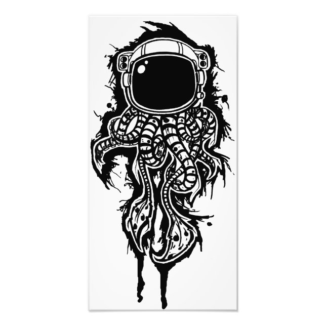 space squid photo print (Front)