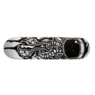 space squid skateboard deck