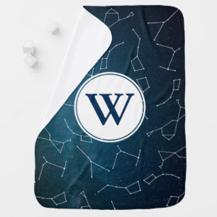 Space Star Constellations Astronomer Baby Blanket