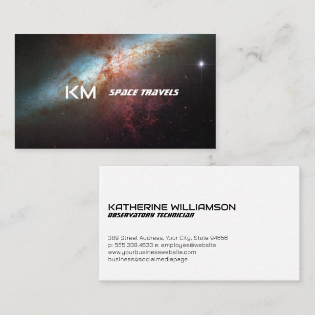 Space | Star in the Distance Business Card (Front/Back)