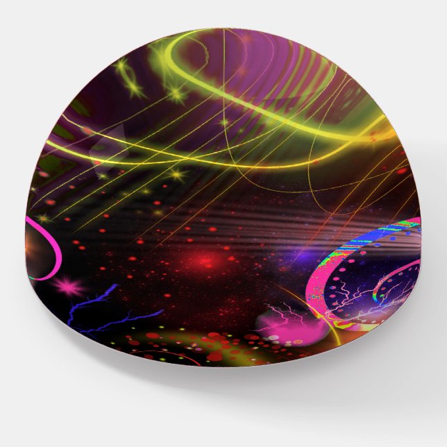 Space Stars Astronomy Galaxy Asteroid Paperweight (Angled)