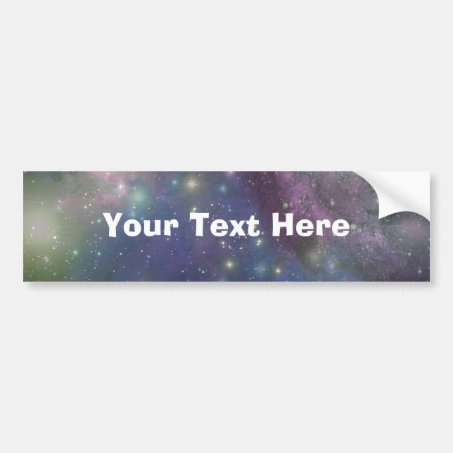 Space, stars, galaxies and nebulas bumper sticker (Front)