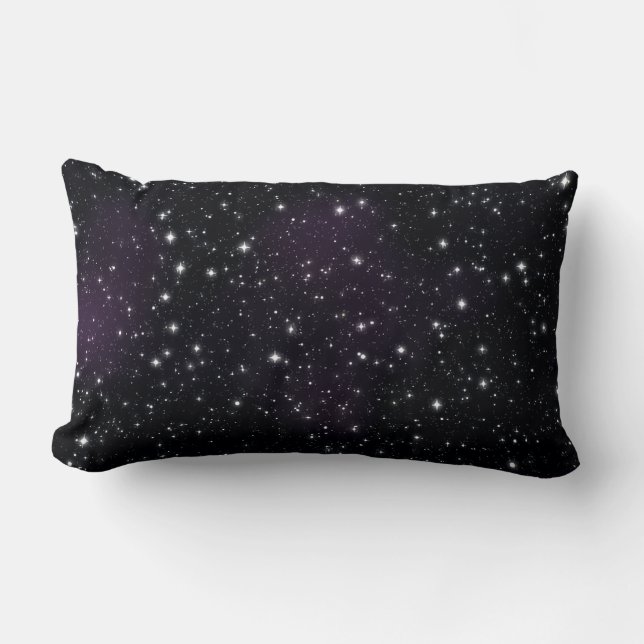 Space Stars Galaxy Nebula Lumbar Pillow (Front)