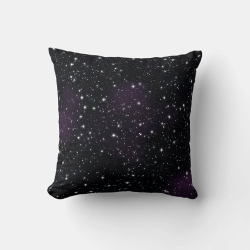 Space Stars Galaxy Nebula Throw Pillow