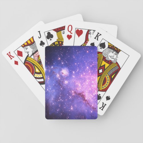 Space Stars Universe Purple  Poker Cards