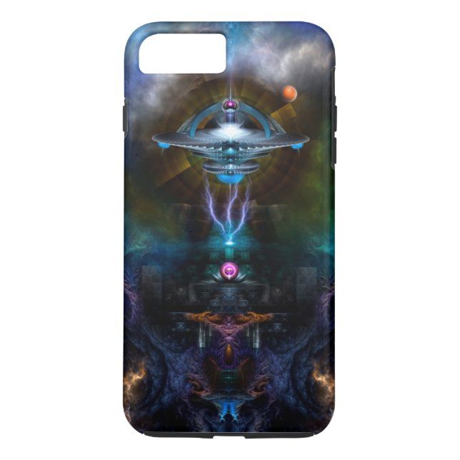 Space Station Ansarious iPhone 7 Plus Tough Case (Back)
