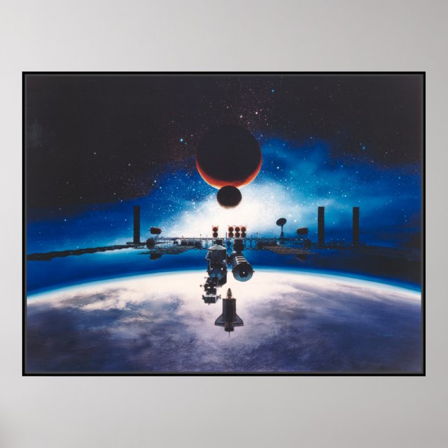 Space Station Freedom Poster (Front)