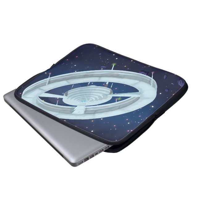 Space Station Laptop Sleeve (Front Bottom)